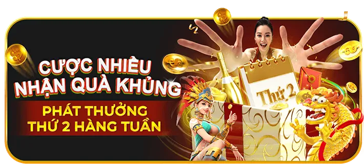 Thưởng nạp lại hàng tuần cho casino